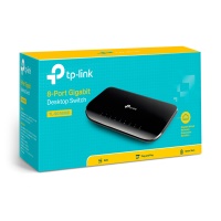 TP-LINK TL-SG1008D 8 Port Gigabit, 10/100/1000 Mbit, Switch - 1